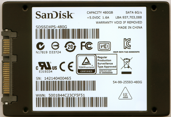 CDRLabs.com - SanDisk Extreme PRO 480GB Solid State Drive